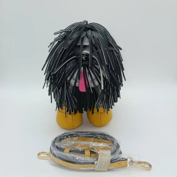Avant Garde Faux Leather Dog Crossbody/Shoulder Handbag​ - Picture 1 of 4